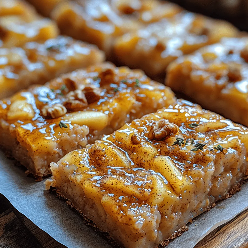 In the realm of wholesome baking, few treats can rival the charm and nourishment of Sweet Apple Oatmeal Squares. These delightful squares blend the natural sweetness of fresh apples with the hearty goodness of oats, creating a satisfying snack that can be enjoyed at any time of the day. Whether you're looking for a nutritious breakfast option, a midday pick-me-up, or a guilt-free dessert, these oatmeal squares are a delicious solution. Not only are they simple to prepare, but they also pack a nutrient-dense punch, making them an ideal choice for health-conscious individuals and families alike.