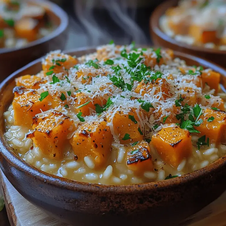 As the leaves turn golden and the air grows crisp, there’s nothing quite as comforting as a warm, creamy bowl of risotto. Among the many variations of this beloved Italian dish, Velvet Butternut Squash Risotto stands out as a true seasonal delight. This recipe not only tantalizes the taste buds with its rich, velvety texture and subtly sweet flavor but also embodies the essence of autumn with its vibrant orange hue.