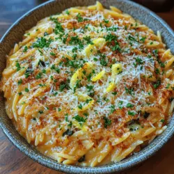 In the world of culinary delights, few dishes capture the essence of comfort and sophistication quite like a bowl of creamy orzo. This Zesty Creamy Lemon Garlic Orzo recipe not only brings a delightful burst of citrus and richness to your palate but also embodies a blend of cultural influences that make it a universal favorite. Whether served as a side dish or as a main course, this dish resonates with food lovers across various cuisines, from Mediterranean fare to modern American dining.