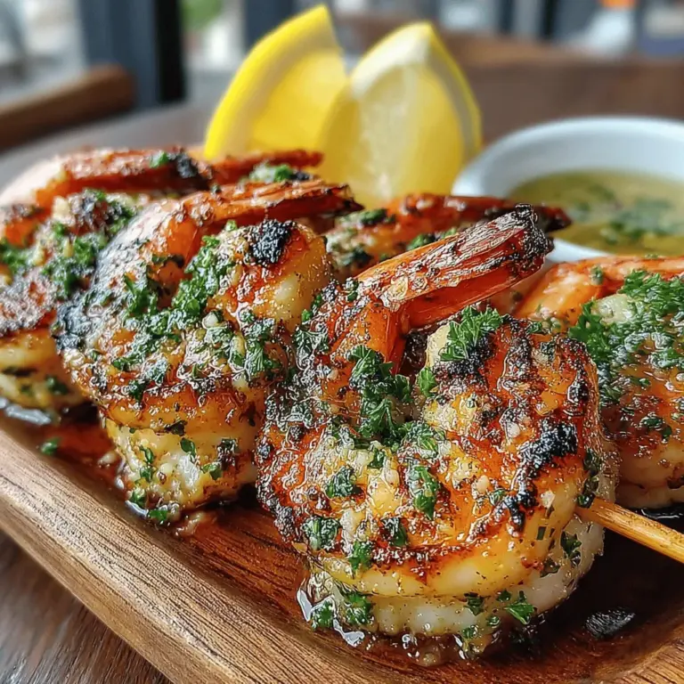 Shrimp is a beloved ingredient across various culinary traditions, celebrated for its versatility and ability to absorb flavors. From the bustling seafood markets of New Orleans to the sun-soaked Mediterranean beaches, shrimp dishes have carved a niche in both casual and gourmet settings. One standout preparation that has captured the hearts of home cooks and food enthusiasts alike is Garlic Butter Grilled Shrimp. This dish combines the rich flavors of garlic and butter with the succulent texture of shrimp, creating a meal that is not only delicious but also remarkably quick to prepare.