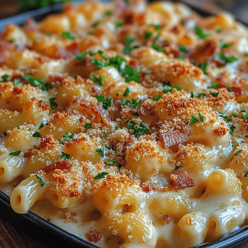 Indulging in a bowl of creamy mac and cheese is often a nostalgic experience, evoking memories of childhood comfort food. For many, this classic dish represents warmth, love, and simplicity—a meal that brings people together. However, the Creamy Bliss Mac & Cheese with Savory Bacon takes this beloved favorite to a new level, infusing it with layers of flavor and a delightful crunch that is sure to please both kids and adults alike. This gourmet twist elevates traditional mac and cheese, making it a standout dish for family dinners, gatherings, or even special occasions.