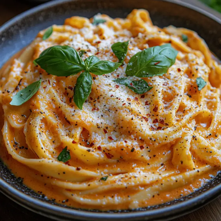 If you're looking for a dish that embodies both comfort and a burst of vibrant flavors, Sun-Kissed Creamy Roasted Red Pepper Pasta is the perfect choice. This delightful recipe combines the rich, creamy texture of pasta with the sweet, smoky essence of roasted red peppers, creating a meal that is not only satisfying but also visually stunning. As the popularity of pasta dishes continues to soar, this unique twist on a classic favorite stands out by introducing roasted red peppers, elevating the flavor profile and adding a healthy dose of nutrients.