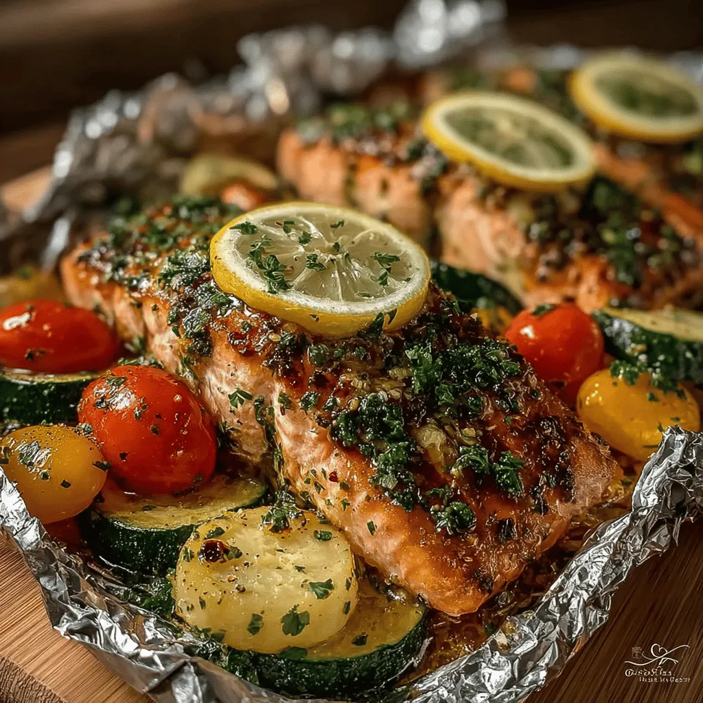 Foil pack recipes have taken the culinary world by storm, and it’s easy to see why. The simplicity and convenience they offer make them a favorite among busy home cooks and culinary enthusiasts alike. With just a few ingredients, you can create a wholesome and flavorful meal that requires minimal cleanup. Among the myriad of foil pack options available, Garlic Butter Salmon Foil Packs stand out for their mouthwatering combination of succulent salmon, aromatic garlic butter, and vibrant fresh vegetables. This recipe not only captures the essence of delicious home-cooked meals but also emphasizes healthy eating.