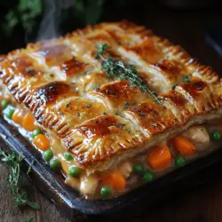 Savory Chicken Delight Pot Pie: A Hearty Comfort Food