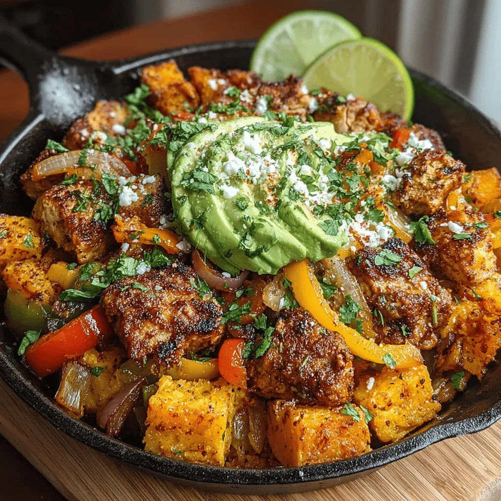 If you're in search of a hearty meal that is not only delicious but also packed with nutrients, look no further than Spicy Southwest Chicken & Sweet Potato Hash. This dish beautifully combines the savory flavors of seasoned chicken and the natural sweetness of roasted sweet potatoes, creating a wholesome meal that is both satisfying and energizing. As the demand for convenient yet nutritious recipes rises, this Southwest-inspired hash stands out as an ideal choice for busy weeknights or leisurely weekend brunches.