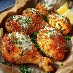 Garlic Parmesan Chicken Drumsticks Recipe