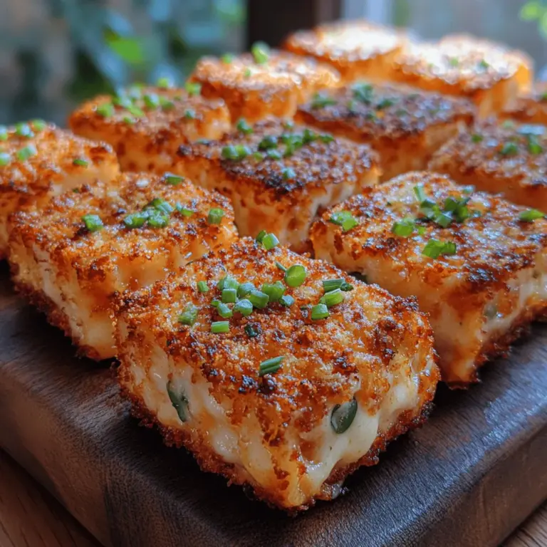 If you're on the lookout for a snack that perfectly marries spice and creaminess, look no further than crispy jalapeño cheddar bites. These mouthwatering morsels are the epitome of comfort food, ideal for any gathering or as a delightful treat for yourself. With their golden-brown exterior yielding to a soft, cheesy center, these bites are not just a feast for the palate but also a visual delight. Whether served at a party, game day, or simply as a tasty snack, they are sure to leave a lasting impression on your family and friends.