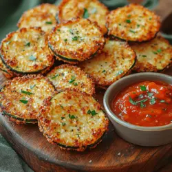 Zucchini, a beloved summer squash, has captured the hearts of home cooks and food enthusiasts alike. Its subtle flavor, combined with a crisp texture, makes it a remarkably versatile vegetable that can transition seamlessly from savory to sweet dishes. Among the myriad ways to enjoy zucchini, one standout preparation is the Crispy Parmesan Crusted Zucchini. This recipe is not only an excellent choice for an appetizer but also serves as a healthy side dish that can accommodate various dietary preferences. The combination of a crunchy exterior with a tender interior, enhanced by the rich, salty notes of Parmesan cheese, makes this dish a must-try for anyone looking to elevate their vegetable game.