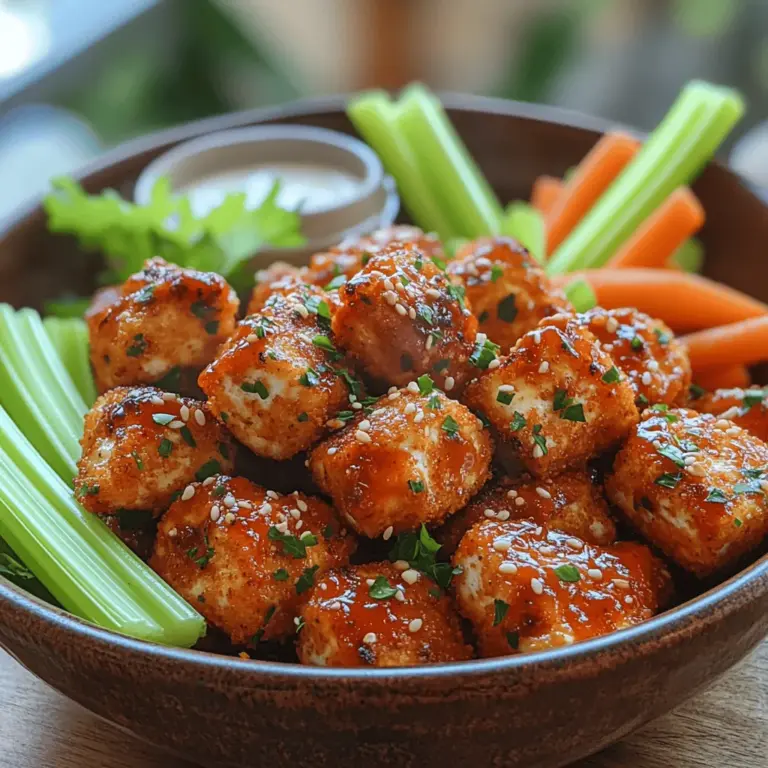 Crispy Buffalo Tofu Nuggets offer a delectable twist on the classic buffalo wing, making them an irresistible option for plant-based eaters and anyone seeking a healthier snack. With their crunchy exterior and spicy, tangy flavors, these tofu nuggets serve as an excellent substitute for meat, proving that you don’t have to compromise on taste while enjoying a plant-forward diet. This article will take you through the exciting journey of creating these crispy nuggets, delving into the essential ingredients, preparation techniques, and serving suggestions. Whether you're gearing up for a game day feast, hosting a casual gathering with friends, or simply indulging in a spicy snack craving, these crispy tofu nuggets are sure to impress your taste buds.