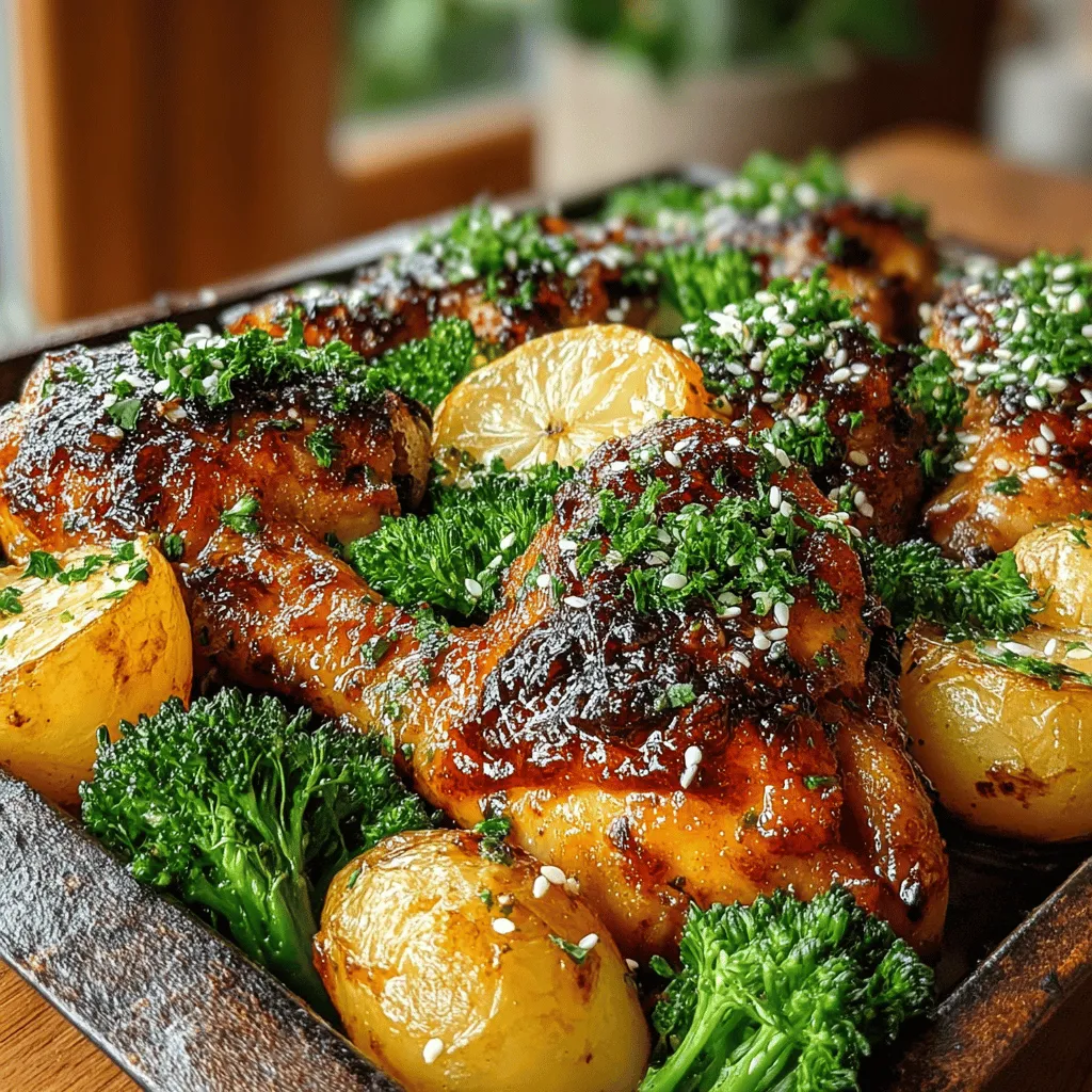 When it comes to easy, flavorful meals that can please a crowd, the Sticky Honey Garlic Drumstick Traybake stands out as a top contender. This dish combines juicy chicken drumsticks with a delightful marinade that perfectly balances sweet and savory flavors, making it an ideal choice for busy weeknights or casual gatherings. With minimal prep and cleanup, this one-pan recipe allows you to spend less time in the kitchen and more time enjoying your meal with family and friends.