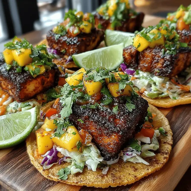 In a world where culinary creativity knows no bounds, Tropical Tofu Tacos with Mango Slaw stand out as a vibrant and health-conscious meal option. This delightful recipe combines the earthy goodness of tofu with the bright, refreshing flavors of tropical fruits, making it an ideal choice for those looking to enjoy a delicious yet nutritious dish. Whether you're a long-time vegetarian or simply looking to incorporate more plant-based meals into your diet, these tacos promise to tantalize your taste buds and elevate your dining experience.