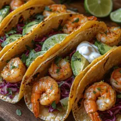 Zesty Lime Shrimp Street Tacos Recipe