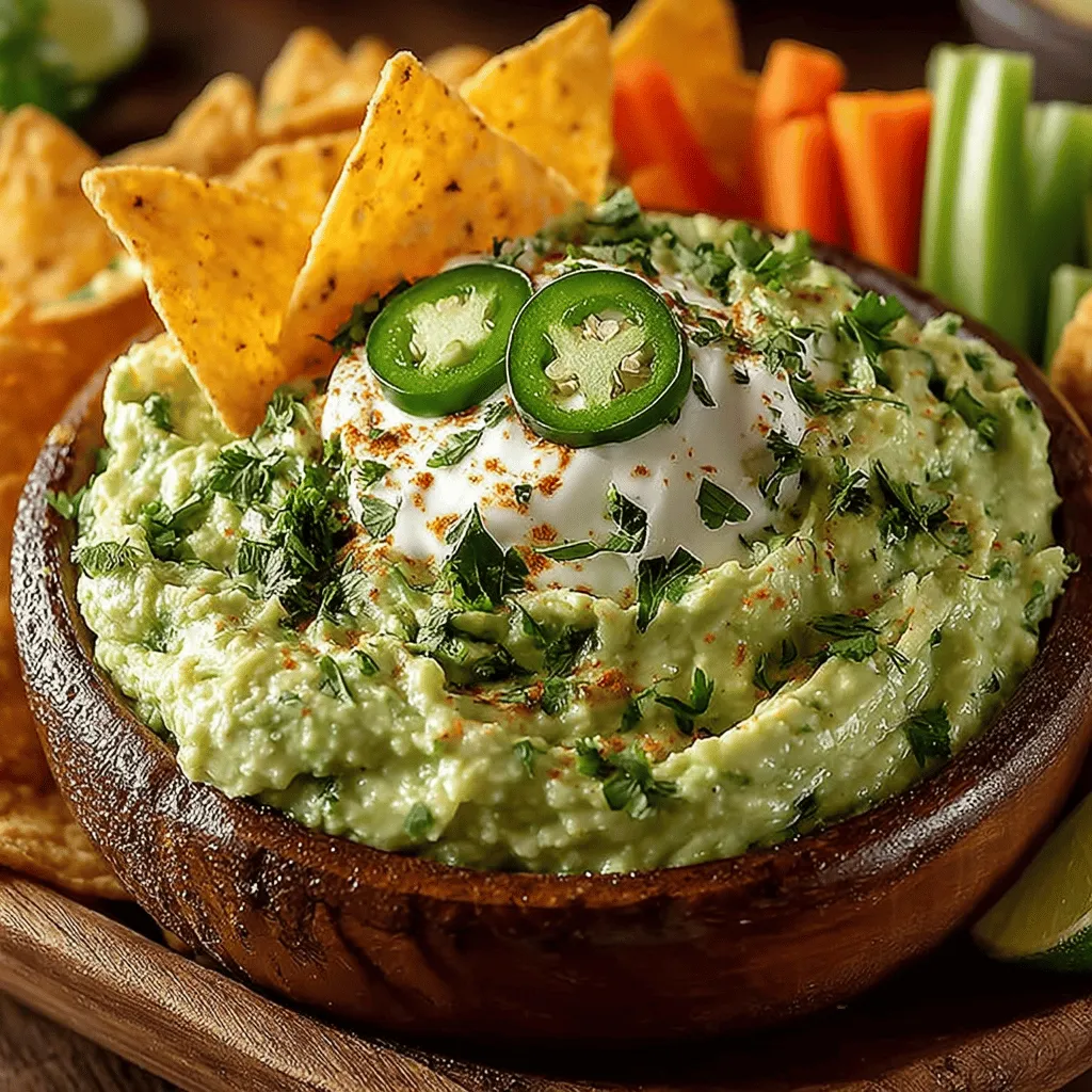 In today’s culinary world, dips have transcended their role as mere accompaniments to become the stars of any gathering. The Zesty Avocado Bliss Dip is a prime example of this trend, showcasing a harmonious blend of flavors and textures that excite the palate. With the creamy goodness of ripe avocados at its core, this dip is elevated by the tangy zest of fresh lime and a hint of spice, making it a versatile choice for various occasions. Whether you’re hosting a vibrant gathering or simply looking for a nutritious and delicious snack, this dip promises to be a crowd-pleaser.