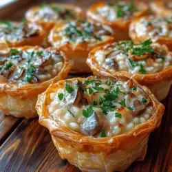 Velvet Mushroom Risotto Cups: A Culinary Delight