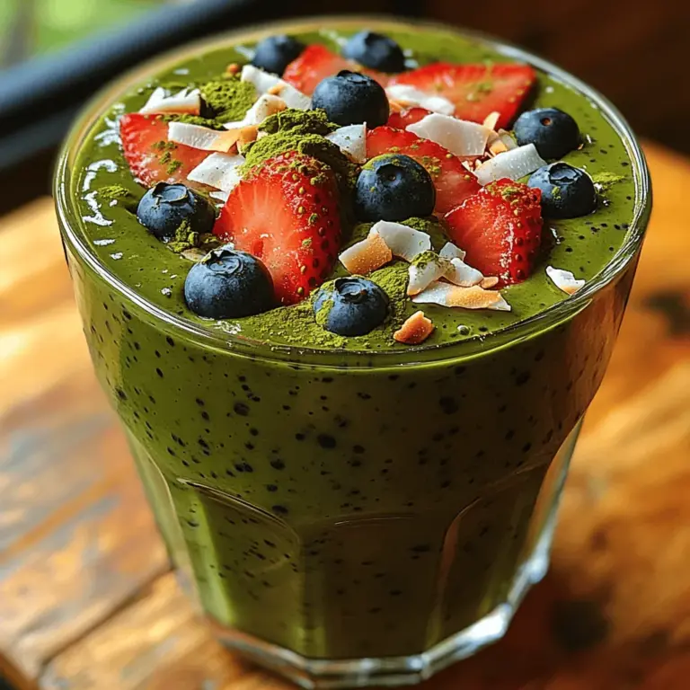 In recent years, matcha has surged in popularity, becoming a beloved ingredient among health enthusiasts and culinary creators alike. This finely ground green tea powder is not just a trendy addition to lattes and desserts; it is revered for its myriad health benefits. Rich in antioxidants, matcha is known to support metabolism, enhance mood, and promote relaxation. With its vibrant green hue and earthy flavor, matcha brings a unique twist to a variety of dishes, making it a staple in many health-conscious kitchens.
