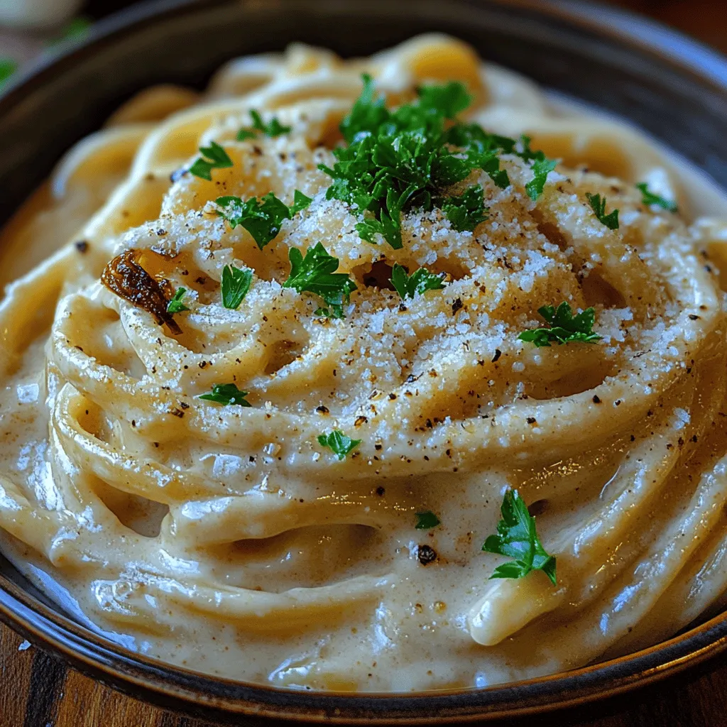In the realm of comfort food, few dishes can match the decadent allure of a creamy Alfredo sauce served over perfectly cooked fettuccine. This Velvet Roasted Garlic Alfredo takes the beloved classic to new heights, introducing a layer of complexity with the addition of roasted garlic. The roasting process transforms the raw garlic’s sharp bite into a mellow sweetness that enhances the richness of the sauce, making each bite a delightful experience for the palate.