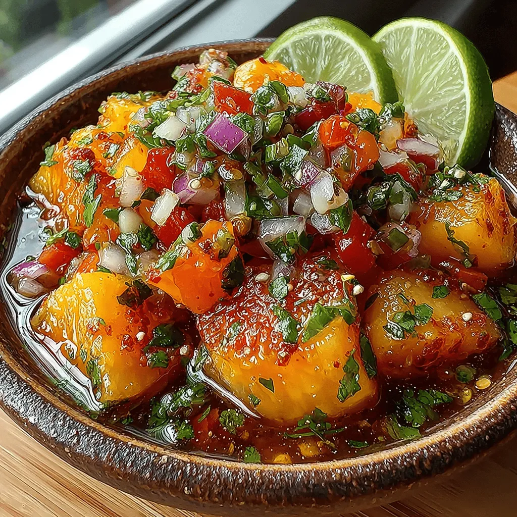 Lime is not just a zesty addition to your sweet peach salsa; it also brings a wealth of nutritional benefits. One of the most significant contributions of lime is its high vitamin C content. This essential vitamin plays a crucial role in boosting the immune system, promoting healthy skin, and aiding in the absorption of iron from plant-based foods. A single lime can provide approximately 20% of the recommended daily intake of vitamin C, making it a smart choice for enhancing not only the flavor of your salsa but also your overall health.