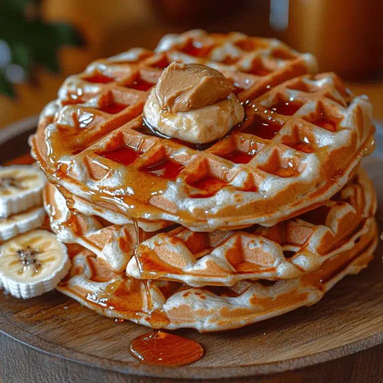 Are you ready to elevate your breakfast game with a dish that is not only delicious but also packed with protein? Say hello to Fluffy Peanut Butter Protein Waffles! These waffles are the perfect blend of comfort food and health-conscious eating, making them a fantastic choice for busy mornings or leisurely weekend brunches. With a rich, nutty flavor and a delightfully fluffy texture, they are sure to satisfy your cravings while providing a nutritious start to your day.