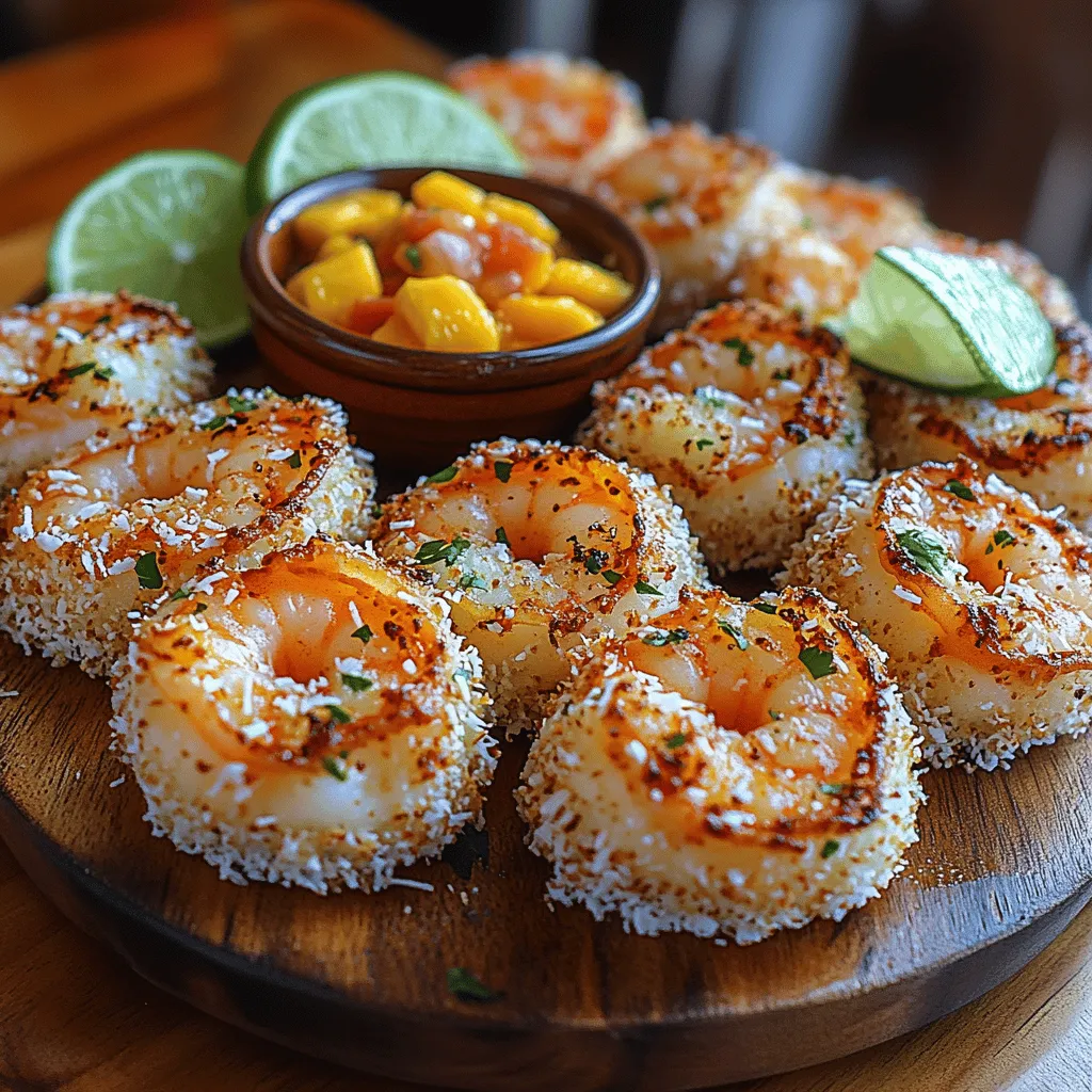 Tropical Crunchy Coconut Shrimp Bites are an exquisite dish that transports you straight to a sun-soaked beach with every bite. This delightful appetizer, often served at parties, gatherings, and festive occasions, combines the sweetness of coconut with the savory taste of shrimp, making it a favorite among seafood lovers and culinary adventurers alike. Originating from tropical regions where both shrimp and coconuts are abundant, this dish reflects the vibrant flavors and cultures of the Caribbean and Southeast Asia, where coconut shrimp is a beloved specialty.