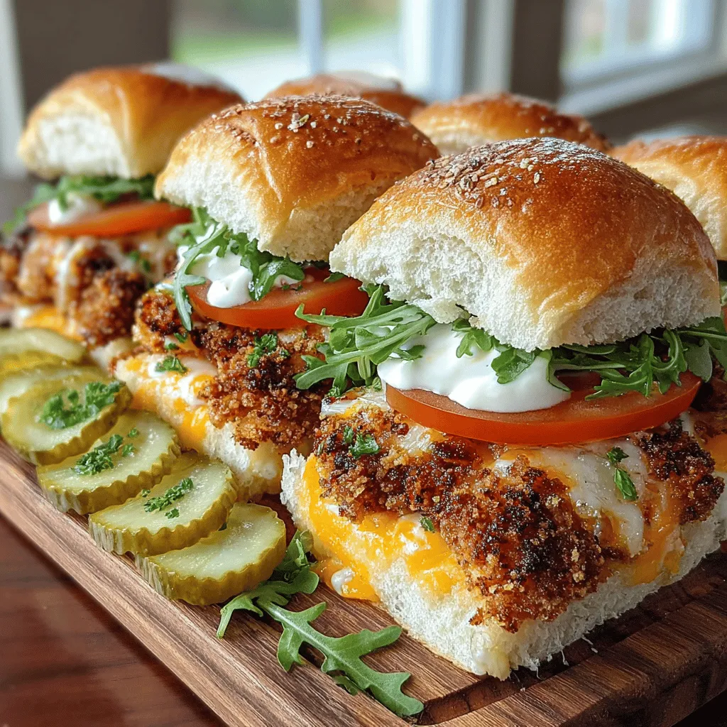 Crispy Cheddar Ranch Chicken Sliders have become a favorite in kitchens across the country, serving as the ideal finger food for a variety of occasions. Whether you’re hosting a casual family dinner, gearing up for an exciting game day, or planning a festive gathering, these sliders are sure to impress. The recipe marries the juicy tenderness of chicken thighs with a crunchy coating of panko and sharp cheddar cheese, all brought together by a deliciously tangy ranch-inspired sauce. Not only are these sliders simple to make, but they are also bursting with flavor, making them a perfect choice for any meal. In this article, we will delve into the essential ingredients, outline the step-by-step preparation process, and provide tips to elevate your slider game.