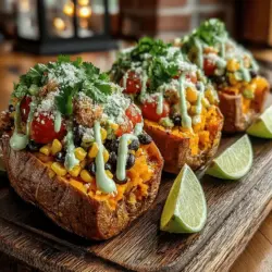 Sweet Potato Taco Boats: A Flavorful and Nutritious Recipe