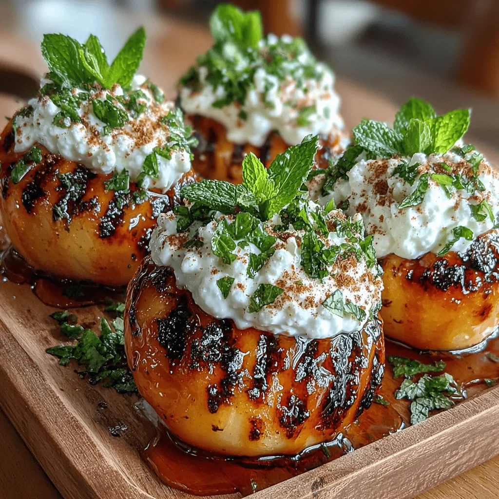 When grilling peaches, timing and technique are essential for achieving that perfect char and sweetness. Start by preheating your grill to medium heat, which typically ranges from 350°F to 400°F (175°C to 200°C). Depending on the ripeness of your peaches, they should be grilled for about 4-6 minutes on each side.