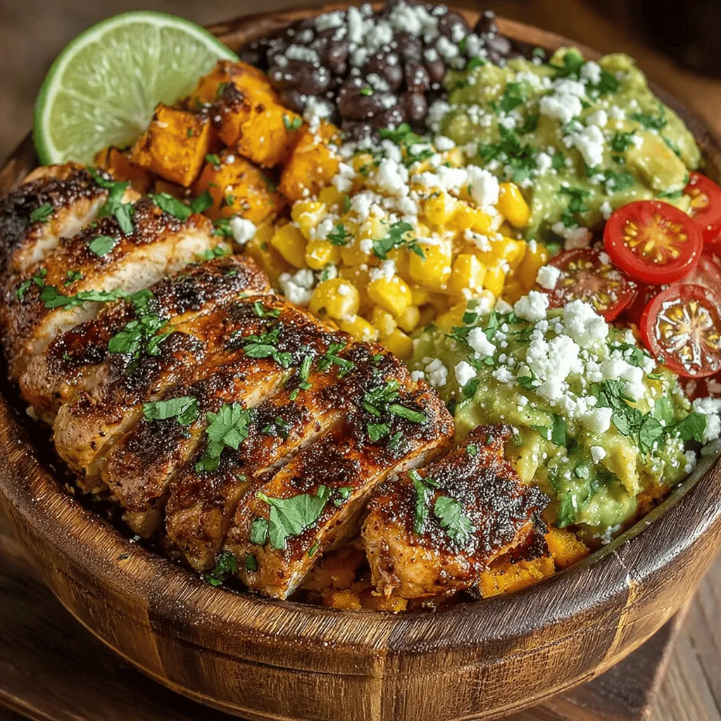 If you're on the hunt for a vibrant, satisfying meal that strikes the perfect balance between taste and nutrition, look no further than Zesty Chipotle Chicken Sweet Potato Bowls. This recipe combines the earthy sweetness of roasted sweet potatoes with the smoky, spicy kick of chipotle-marinated chicken, creating a dish that is not only delicious but also packed with essential nutrients. Whether you're meal prepping for the week or looking for a quick dinner option, these bowls are sure to impress.