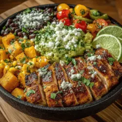 Zesty Chipotle Chicken Sweet Potato Bowls