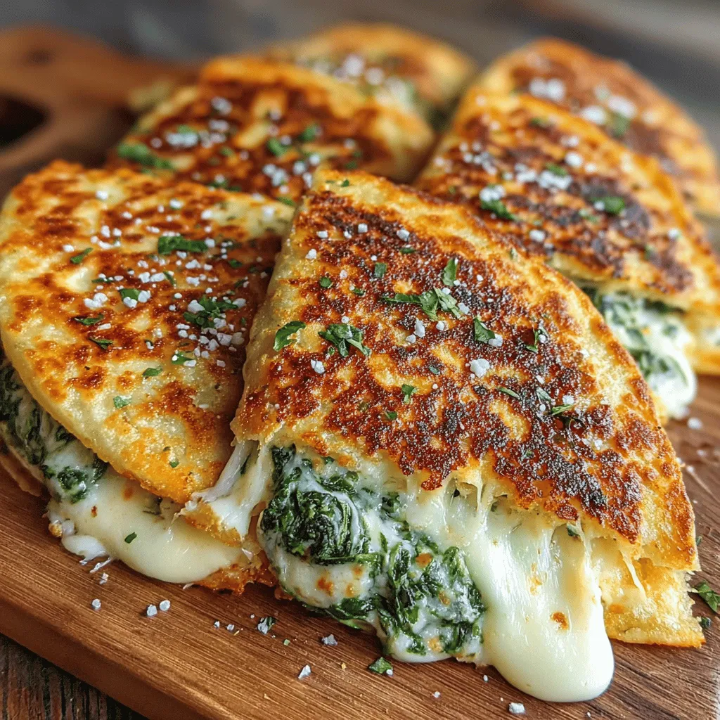 When it comes to comfort food, few dishes can rival the allure of a warm, cheesy melt. Enter the Cheesy Spinach Stuffed Tortilla Melts, a delightful fusion of flavors and textures that elevates traditional comfort food to new heights. This recipe is a perfect choice for busy weeknights, family gatherings, or even casual snack sessions. With a crispy tortilla exterior enveloping a rich and creamy spinach and cheese filling, these melts are sure to be a hit at your table.