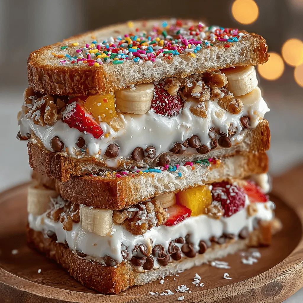 In recent years, the trend of healthy frozen desserts has gained considerable traction, as more individuals seek ways to indulge their sweet tooth without compromising on nutrition. Among the myriad of options available, Frozen Banana Split Yogurt Sandwiches stand out as a delicious and nutritious alternative to traditional ice cream treats. This recipe not only caters to those looking for a lighter dessert option but also delivers a delightful blend of flavors and textures that can satisfy both kids and adults alike.
