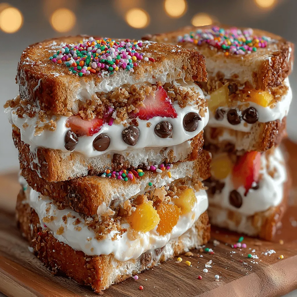 In recent years, the trend of healthy frozen desserts has gained considerable traction, as more individuals seek ways to indulge their sweet tooth without compromising on nutrition. Among the myriad of options available, Frozen Banana Split Yogurt Sandwiches stand out as a delicious and nutritious alternative to traditional ice cream treats. This recipe not only caters to those looking for a lighter dessert option but also delivers a delightful blend of flavors and textures that can satisfy both kids and adults alike.
