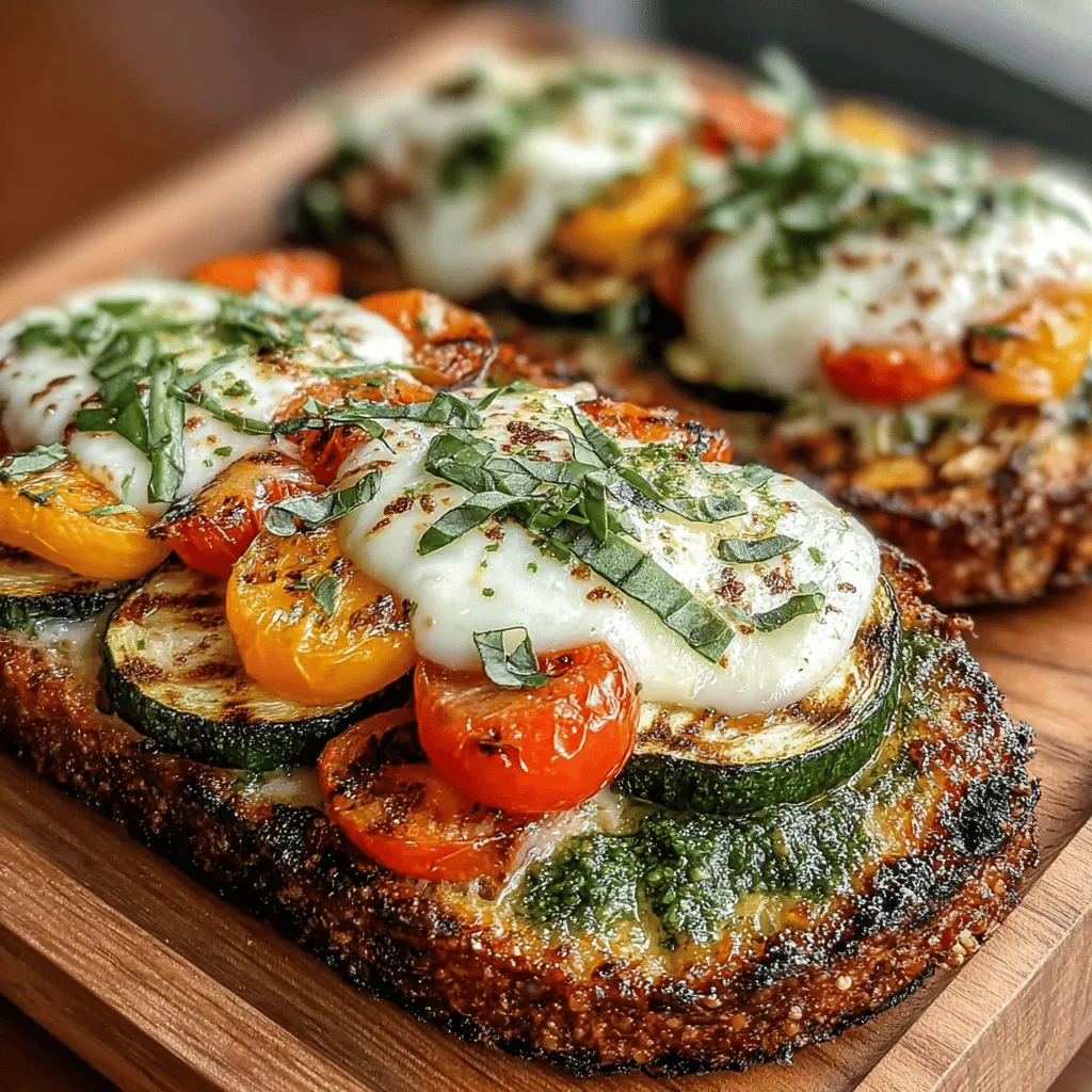 Grilled flatbreads have emerged as a beloved choice for those seeking a versatile and healthy meal option. These delightful creations serve as a canvas for an array of toppings, allowing home cooks to showcase fresh ingredients and bold flavors. The combination of grilled vegetables and vibrant basil pesto on flatbread not only enhances the visual appeal of the dish but also delivers a symphony of flavors that tantalize the taste buds. With its simplicity and quick preparation, this recipe is ideal for weeknight dinners or casual gatherings, making it an enticing option for both novice cooks and seasoned chefs alike.