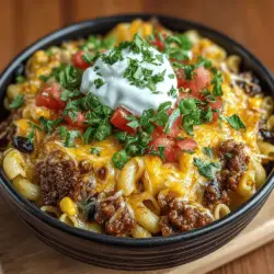As the back-to-school season rolls around, families everywhere are faced with the challenge of balancing busy schedules and nutritious meal planning. With homework, extracurricular activities, and the inevitable chaos that comes with the school year, finding time to prepare satisfying dinners can feel daunting. Enter the Back to School Taco Pasta Bowls—an enticing solution that marries the comforting essence of pasta with the vibrant flavors of tacos. This dish is not only quick to prepare but also provides a nutritious option that appeals to both kids and adults alike.