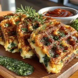 In the world of culinary creativity, stuffed waffles stand out as a versatile and innovative dish that effortlessly combines flavors and textures. These delightful pockets not only appeal to the eye but also satisfy the palate, making them a fantastic option for any meal of the day. Among the myriad of possibilities, Cheesy Spinach Stuffed Waffle Pockets hold a special place, thanks to their harmonious blend of creamy cheeses and nutrient-rich spinach. This dish is not just a feast for the senses; it also offers a quick and easy solution for busy individuals and families craving a handheld meal that is both indulgent and wholesome.