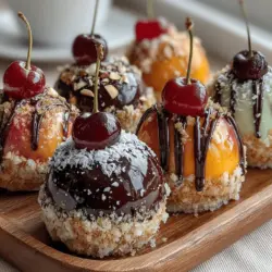 As summer warms the air and the fruit stands overflow with ripe, juicy peaches, there’s no better time to indulge in a refreshing and delectable treat. Enter the Frozen Chocolate Dipped Peach Bites—a delightful combination of sweet, succulent peaches enveloped in rich, smooth dark chocolate. This simple yet decadent recipe not only satisfies your sweet tooth but also offers a unique fusion of flavors that will tantalize your taste buds. The juicy freshness of peaches meets the luxurious texture of chocolate, creating a snack that’s both delightful and guilt-free.