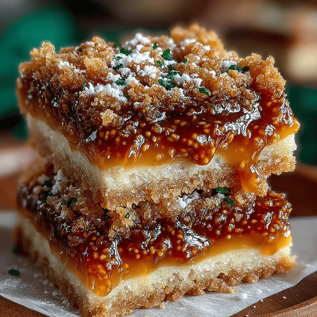 Explore the delightful world of homemade desserts with our Gooey Fig Jam Bars recipe. These bars are a harmonious blend of sweet and savory, showcasing the unique flavor of figs while offering a satisfyingly chewy texture. With a buttery oat crust, a rich fig filling, and a crumbly topping, these bars are perfect for any occasion, whether you’re hosting a family gathering or presenting a special dessert at an elegant dinner party. As we walk you through the step-by-step process of creating these delectable treats, we will also highlight the nutritional benefits of figs and share tips for perfecting your baking skills.