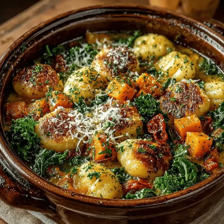 As the leaves turn golden and the air becomes crisp, the season of autumn invites us to embrace the comforts of home and hearth. This time of year evokes a sense of coziness that is best captured in warm, hearty meals. Autumn is not just a transition between summer and winter; it is a celebration of harvest, a time when the bounty of the land inspires rich and flavorful dishes. Among these, one standout recipe that embodies the warmth and nutrition of the season is Cozy Autumn Gnocchi Stew. This dish serves not only as a filling meal but also as a gentle reminder of the comforting embrace that food can provide during the cooler months.