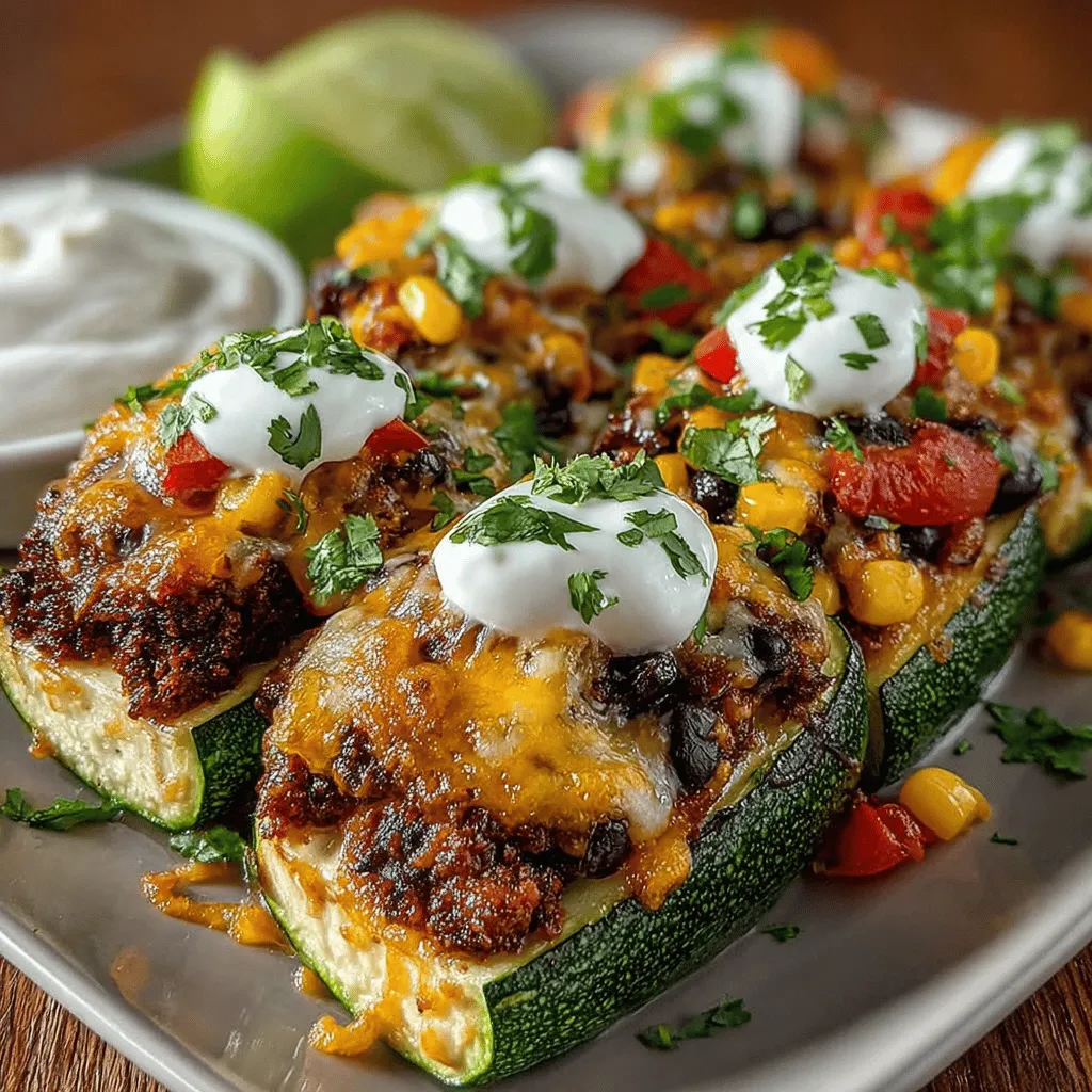 If you're seeking a delicious yet nutritious alternative to traditional nachos, look no further than Cheesy Zucchini Nacho Boats. These delightful creations replace the usual tortilla chips with fresh, tender zucchini, delivering a healthy twist on a beloved classic. This recipe combines the satisfying crunch of zucchini with an array of vibrant, flavorful toppings—including black beans, corn, and melted cheddar cheese—to create a dish that is not only visually appealing but also packed with nutrients.
