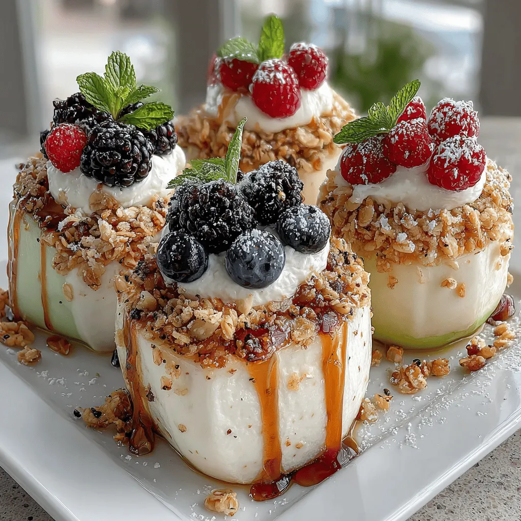 In a world where health-conscious choices are increasingly important, finding snacks that are both tasty and nutritious can be a challenge. Frozen Yogurt Stuffed Apple Slices emerge as a delightful solution, offering a refreshing treat that balances flavor with health benefits. This innovative recipe brings together the crispness of fresh apples and the creamy texture of Greek yogurt, making it a perfect snack option for any time of day, whether it's a midday pick-me-up or a fun dessert after dinner.