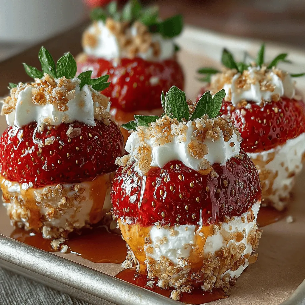 In a world where healthy eating and indulgence often seem at odds, the Strawberry Bliss Bites emerge as a delightful solution that embraces both joy and nutrition. Imagine sinking your teeth into a burst of fresh strawberries, perfectly paired with creamy Greek yogurt, creating a refreshing snack or dessert that feels like a treat but is packed with wholesome ingredients. Whether you’re hosting a summer gathering, looking for a quick snack to satisfy your sweet tooth, or preparing meal prep options for the week, these Strawberry Bliss Bites are versatile enough to cater to any occasion.