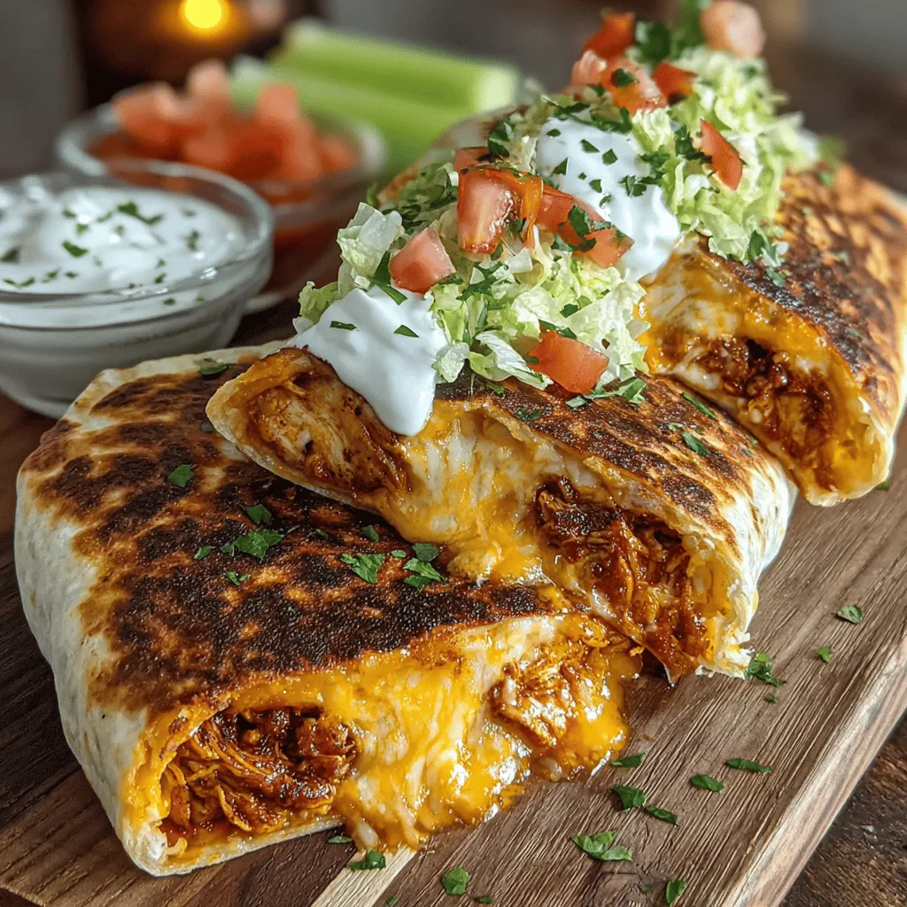 To create the heart of your Spicy Air Fryer Buffalo Chicken Wraps, you'll first need to prepare the chicken mixture. Start with cooked chicken that has been shredded. You can use rotisserie chicken for convenience or boil and shred your own chicken breasts. Here’s how to make the chicken mixture:
