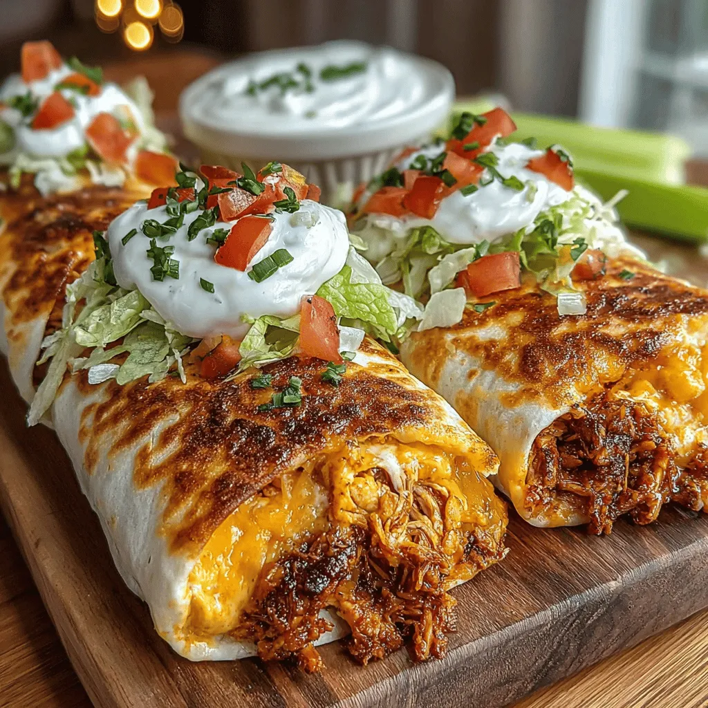 To create the heart of your Spicy Air Fryer Buffalo Chicken Wraps, you'll first need to prepare the chicken mixture. Start with cooked chicken that has been shredded. You can use rotisserie chicken for convenience or boil and shred your own chicken breasts. Here’s how to make the chicken mixture: