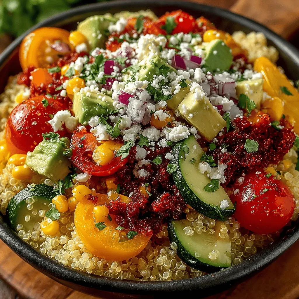 In a world where health-conscious dining meets culinary creativity, the Vibrant Rainbow Veggie Quinoa Salad stands out as an ideal choice. This dish not only offers a feast for the eyes but also serves as a powerhouse of nutrition, making it a perfect option for various occasions—from casual lunches to festive gatherings. The appeal of a rainbow veggie quinoa salad lies not only in its stunning presentation but also in its versatility and health benefits. With an abundance of fresh vegetables and protein-rich quinoa, this salad is a delicious way to incorporate essential nutrients into your diet.