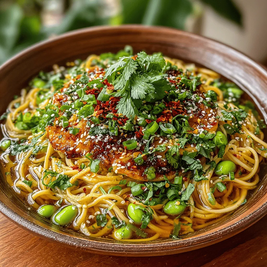 In the world of quick, healthy meals, few dishes can rival the Zesty Lemon Garlic Edamame Noodle Bowls. This delightful recipe combines the nutty flavors of soba noodles with the fresh taste of edamame, all enhanced by a zesty lemon garlic sauce that brings everything together in a harmonious blend. Whether you're looking for a satisfying lunch, a quick dinner option, or a meal prep solution that keeps well in the fridge, this dish checks all the boxes.
