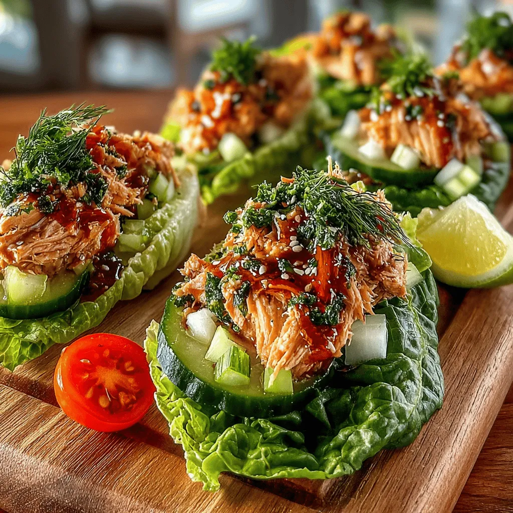 Avocado Tuna Salad Lettuce Boats are a delightful, nutritious dish that offers a perfect balance of flavors and textures. This recipe combines the creaminess of ripe avocado with the savory taste of tuna, all wrapped in crisp lettuce leaves. Whether you're looking for a quick lunch, a light dinner, or a refreshing dish for your next picnic, these lettuce boats are the ideal solution. They are not only easy to prepare but also packed with nutrients that can nourish your body while tantalizing your taste buds.