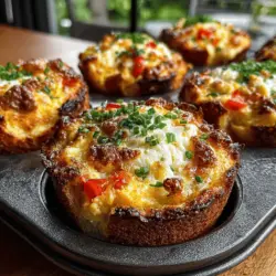 Cheesy Mini Egg Toast Cups Recipe