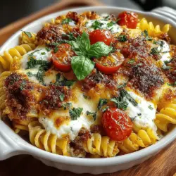 In recent years, pasta bakes have surged in popularity among home cooks, transforming from a humble weeknight meal into a beloved comfort dish that graces family gatherings and dinner parties alike. The versatility of pasta bakes allows for endless variations, making them an ideal canvas for creativity in the kitchen. Among these myriad options, the Charcuterie Delight Pasta Bake stands out, offering a unique twist that marries the elements of a traditional charcuterie board with the heartiness of baked pasta. This dish is not only a feast for the taste buds but also a visual delight, making it perfect for sharing with friends and family.