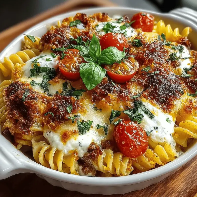 In recent years, pasta bakes have surged in popularity among home cooks, transforming from a humble weeknight meal into a beloved comfort dish that graces family gatherings and dinner parties alike. The versatility of pasta bakes allows for endless variations, making them an ideal canvas for creativity in the kitchen. Among these myriad options, the Charcuterie Delight Pasta Bake stands out, offering a unique twist that marries the elements of a traditional charcuterie board with the heartiness of baked pasta. This dish is not only a feast for the taste buds but also a visual delight, making it perfect for sharing with friends and family.