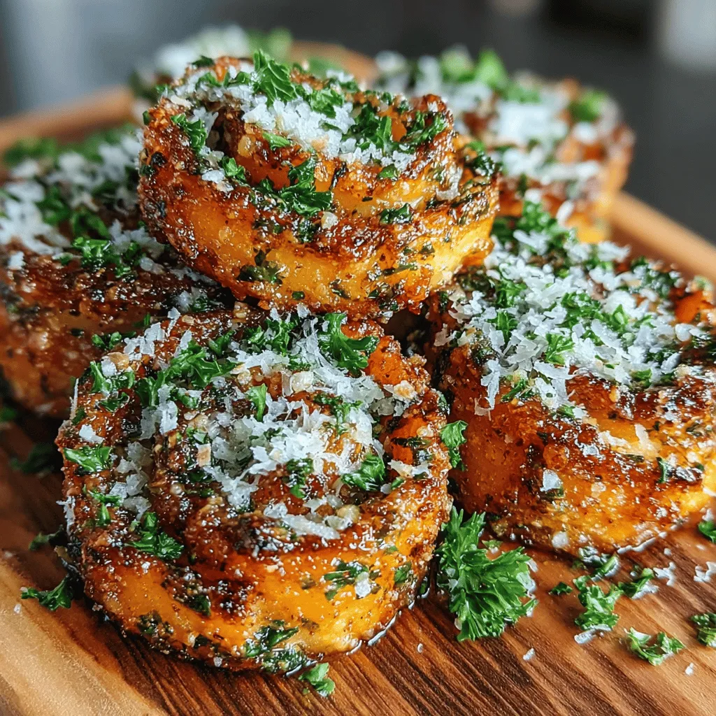 In the world of culinary delights, few dishes manage to capture both the eye and the palate quite like Garlic Parmesan Sweet Potato Spirals. This innovative recipe takes the humble sweet potato and transforms it into a visually striking and flavor-packed dish that is sure to elevate any meal. With its enticing aroma of roasted garlic and the savory, nutty notes of Parmesan cheese, this dish is not just a treat for the taste buds; it also delights the senses with its appealing spiral shape.