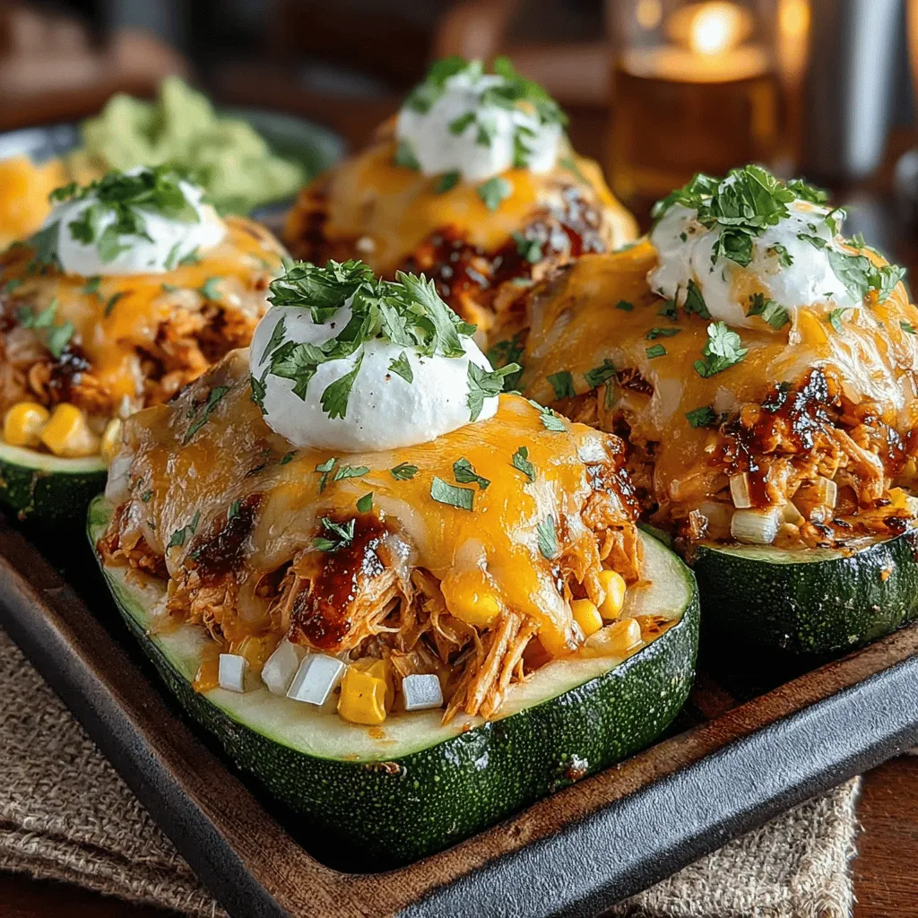 If you’re on the hunt for a meal that marries flavor, nutrition, and creativity, look no further than BBQ Chicken Zucchini Boats. This dish has gained popularity in recent years as a trendy and healthy alternative to traditional BBQ fare, making it a favorite among families, health-conscious eaters, and BBQ enthusiasts alike. The beauty of BBQ Chicken Zucchini Boats lies in their versatility; zucchini serves as the perfect vessel, allowing for a variety of fillings that cater to different tastes and dietary needs.